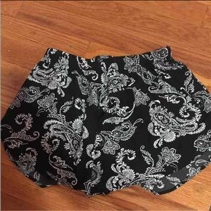Victorian / Floral Patterned Shorts